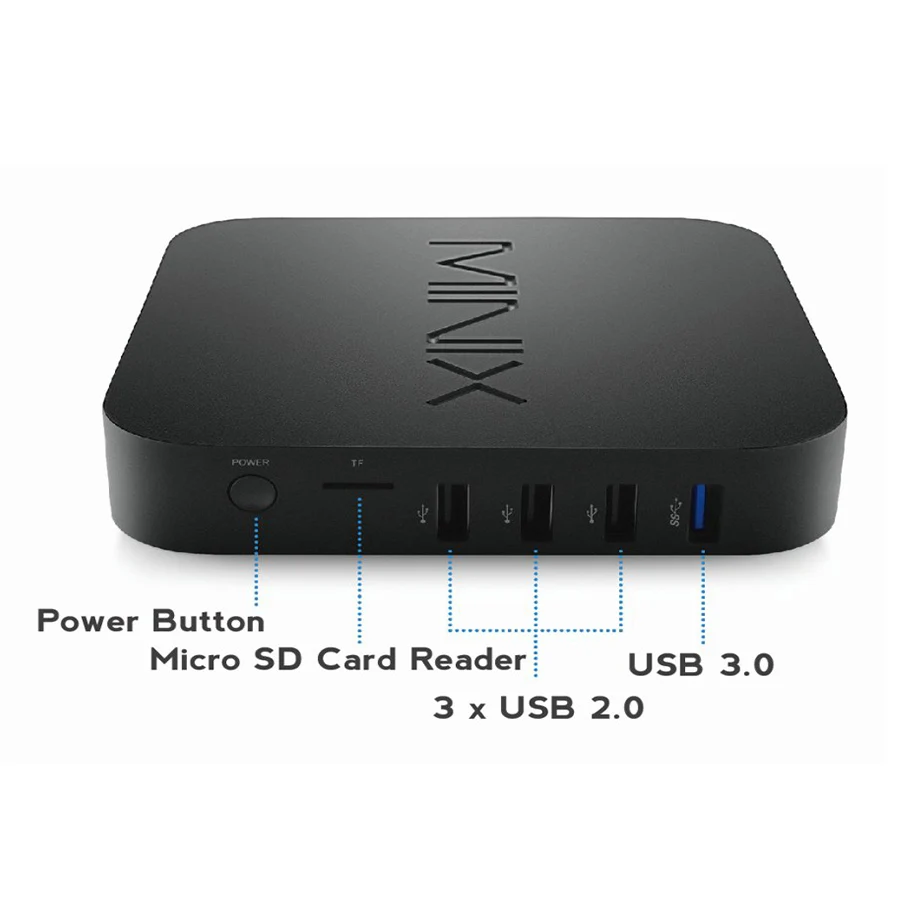 Промышленная ТВ приставка MINIX NEO X39 HDR/4K плеер 64 битный 4 ГБ/32 ГБ mit Android 7.1.2 с SOC RK3399