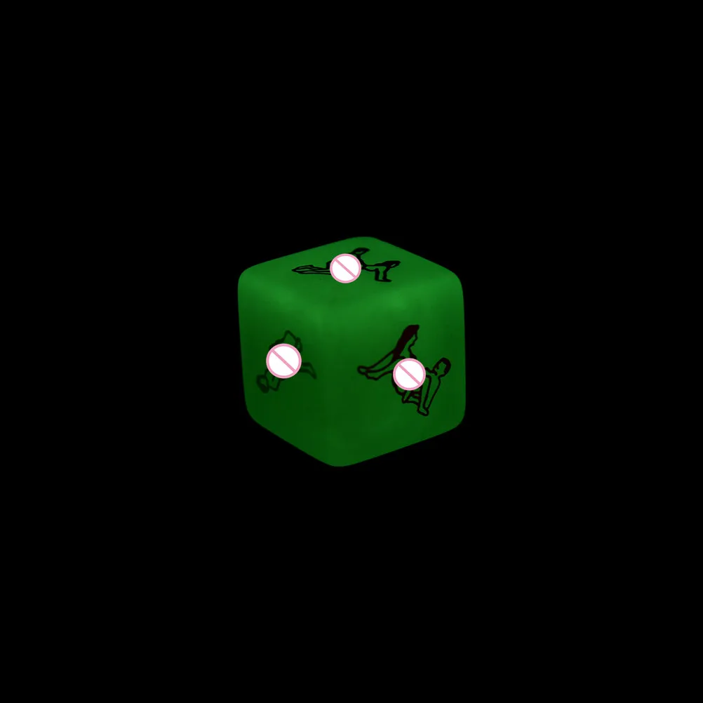 

1PCS Erotic Toy Sexy Dice Set Drink Glow Erotic Craps Night Lights Love Sexy Game Flirting Toys For Couples Exotic Accessories