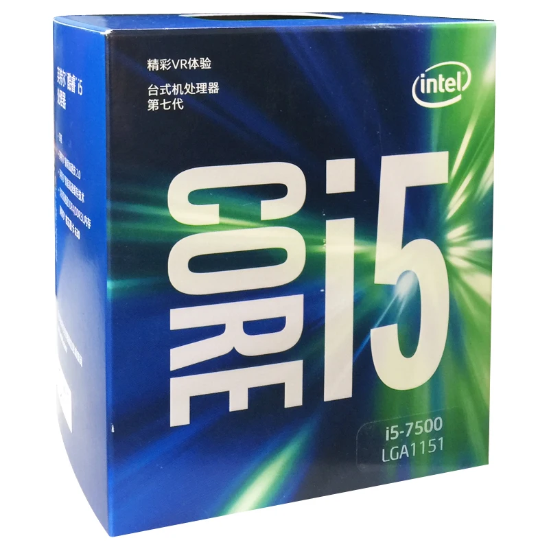 Intel Core 6 серии процессор I5 7500 в штучной упаковке Процессор LGA 1151 land FC 14 нанометров