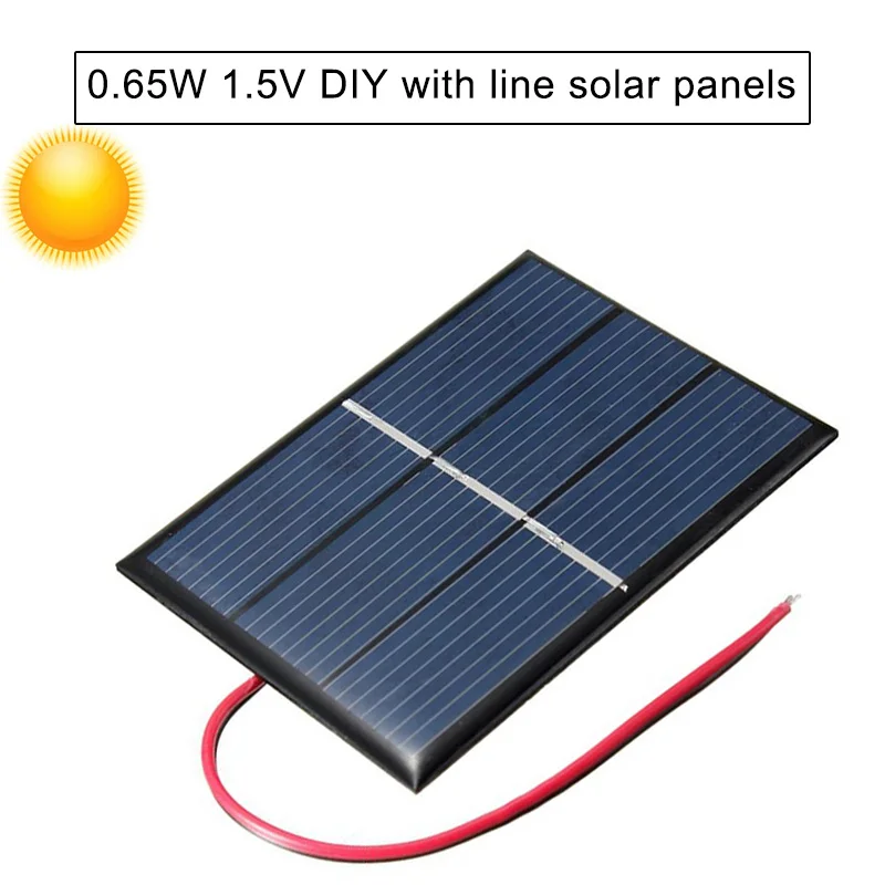 Novel 0.65W 1.5V Solar Charging Panel Battery Power Charger Board for Home Light Shipping | Обустройство дома