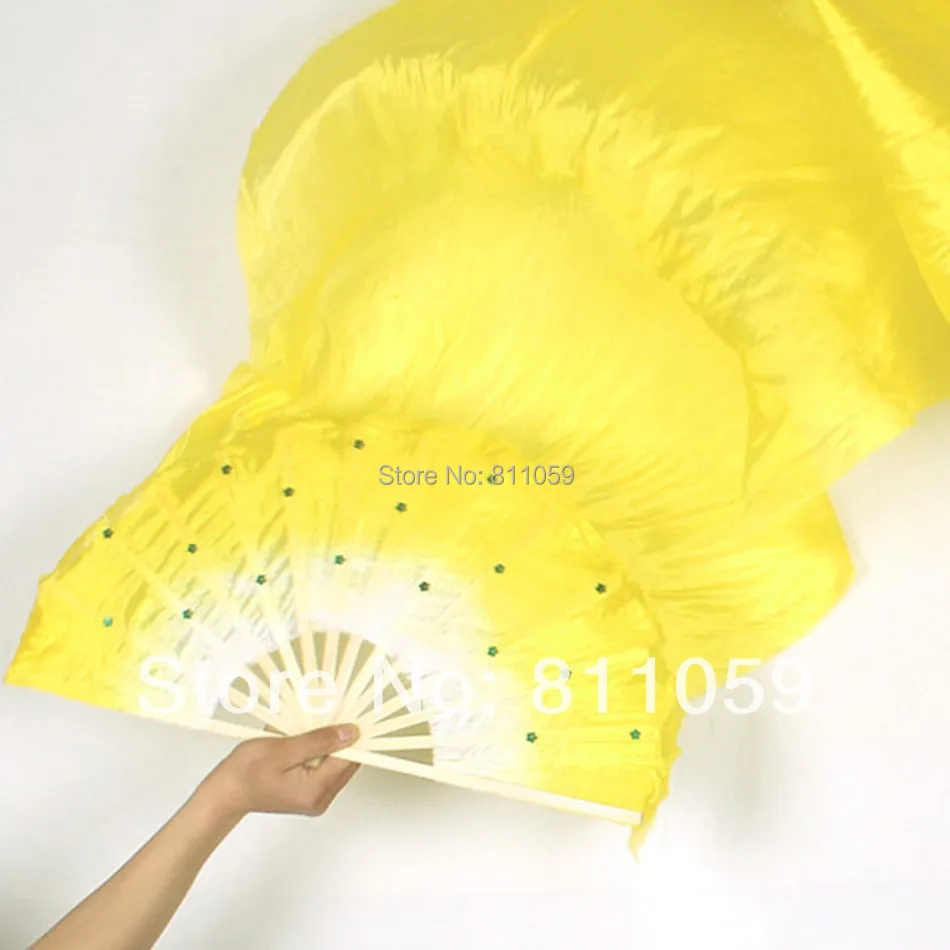 Лидер продаж! Бесплатная доставка 120 шт./лот танец живота Веерная шелковая Фата с 5