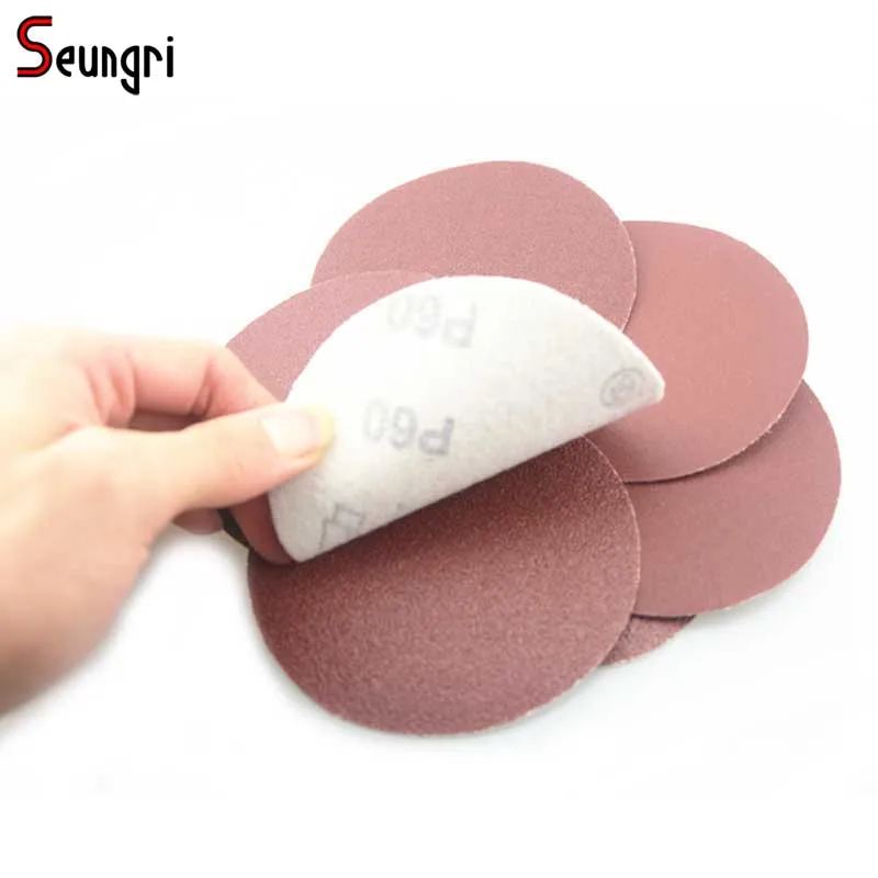 Seungri 10Pcs 4 inch 100mm Round sandpaper Disk Sand Sheets Grit 40-2000 Hook Loop Sanding Disc for Sander Grits | Инструменты