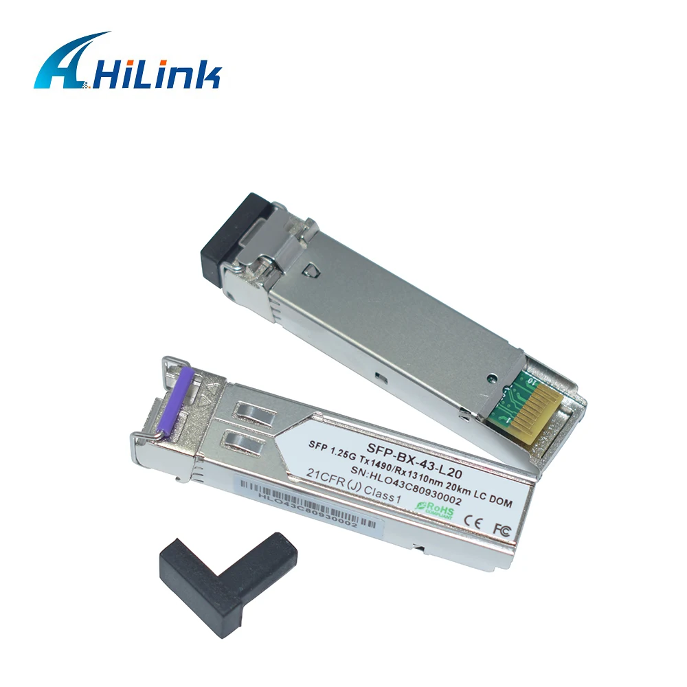 (5 пар/партия) фотосессия! 1310 нм 1 25G 1000 базовый Bidi 20km LC/SC SFP трансивер с функцией