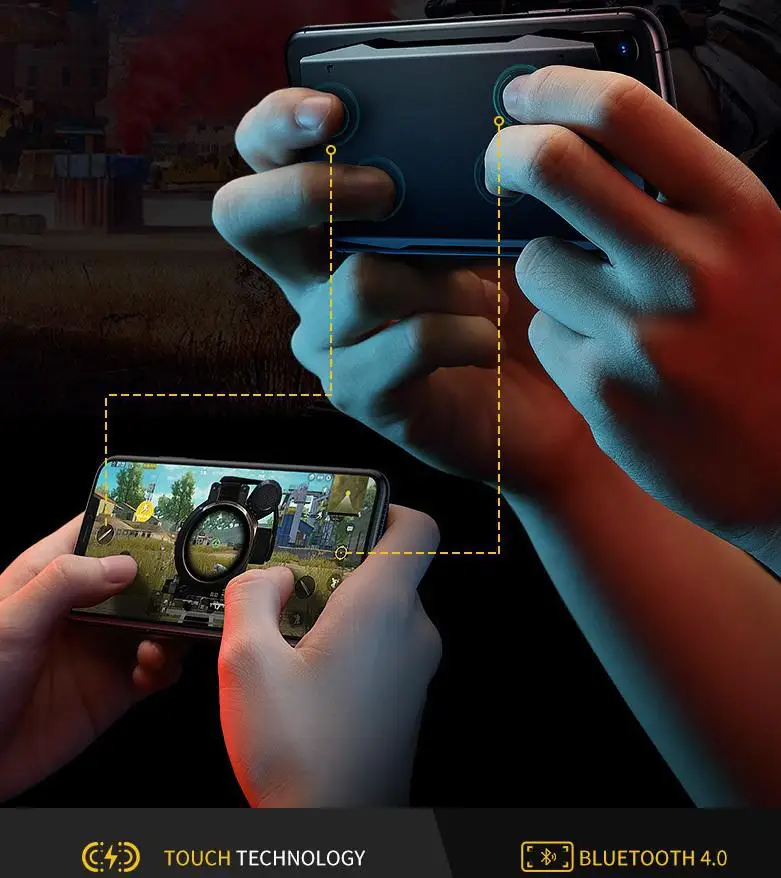 Kuulee геймпад для смартфона тачпад Bluetooth 4 0 IOS Android Play мобильный артефакт PUBG