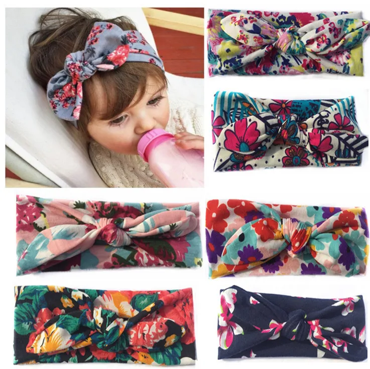 Детская повязка на голову haarband новая разноцветная в стиле бохо для новорожденных