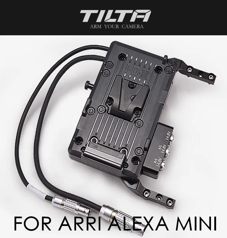 TILTA Arri Alexa Mini Легкий боковой V образный кронштейн аккумуляторная пластина Lock