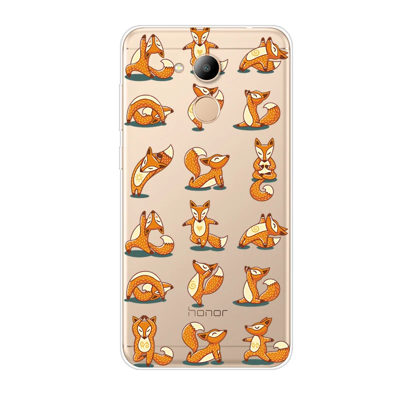 Case For Huawei Honor 6C Pro V9 Play 5.2 Inch Soft Tpu Transparent Printing Drawing Silicone Phone Cases Cover |