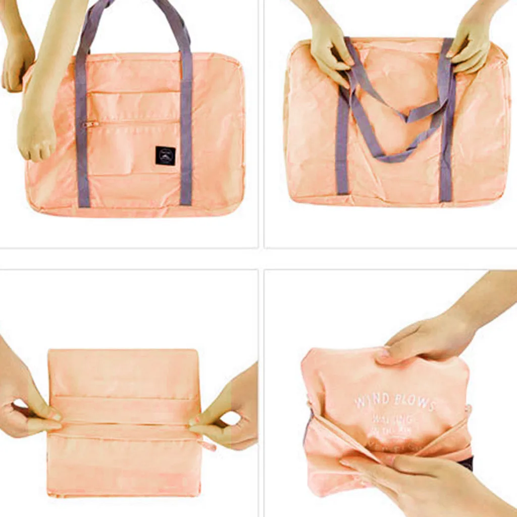 

Travel Bags Waterproof Nylon Women Men Big Large Capacity Folding Duffle Bag Organizer Packing Luggage Girl Weekend Bag #L15