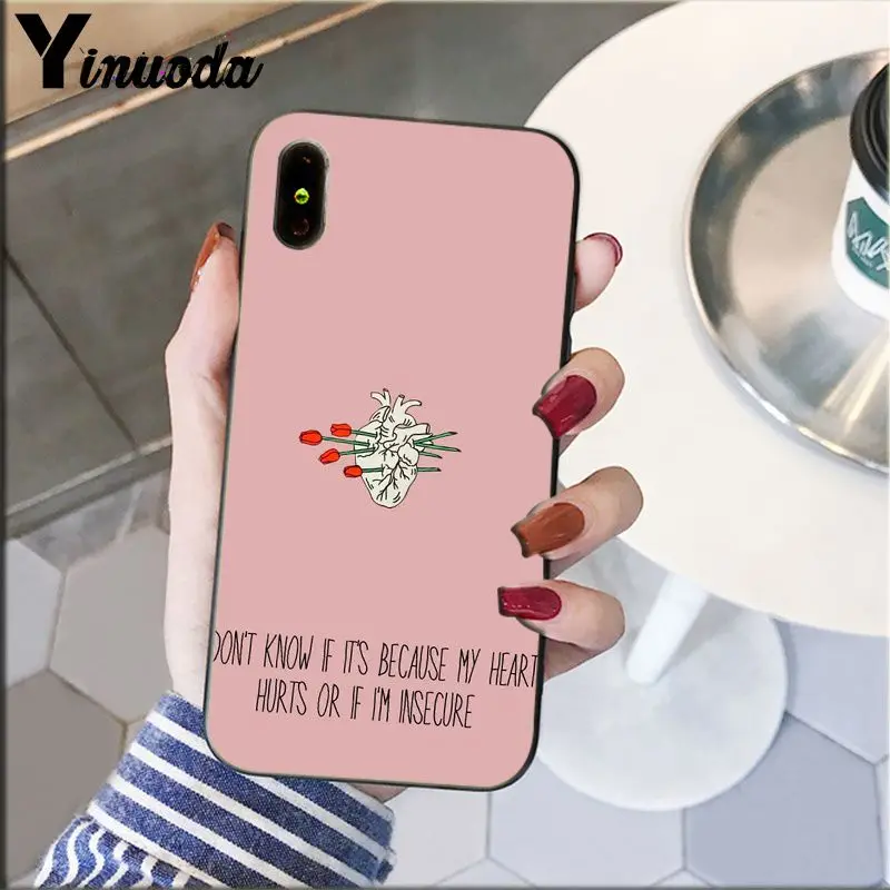 Yinuoda Juice WRLD Мягкий Силиконовый ТПУ чехол для телефона Apple iPhone 8 7 6 6S Plus X XS MAX 5 5S SE XR мобильный чехол