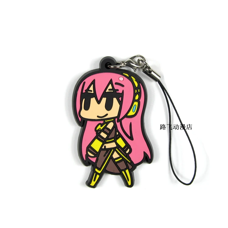 Фигурка аниме модель Luka KAITO Len Meiko резиновый брелок кулон рождественские игрушки