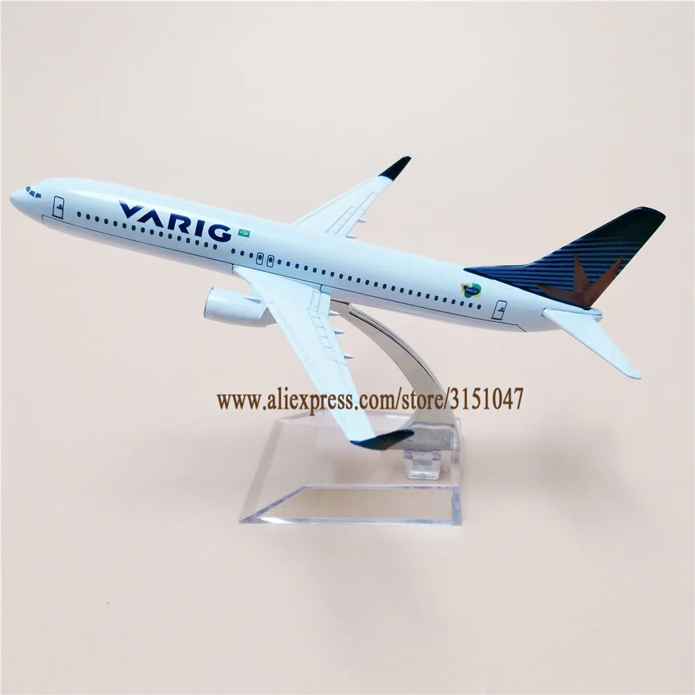 16 см Air Бразилия VARIG Boeing 737 B737 модель самолета сплав металла литья под давлением