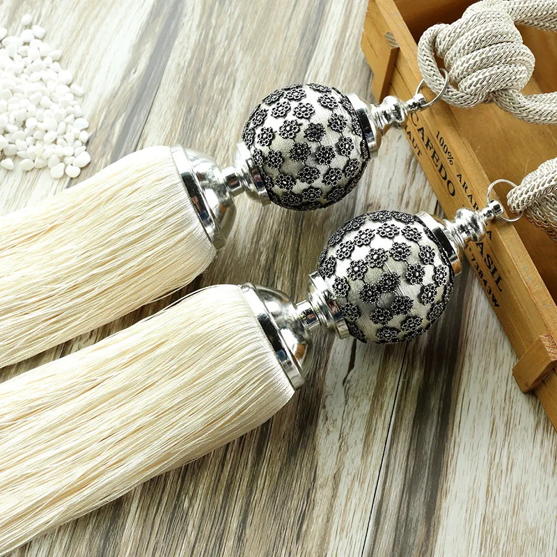 European Modern Curtains Hanging Balls Belt Curtain Tieback Tassel Bandages Brushes Accessories | Дом и сад