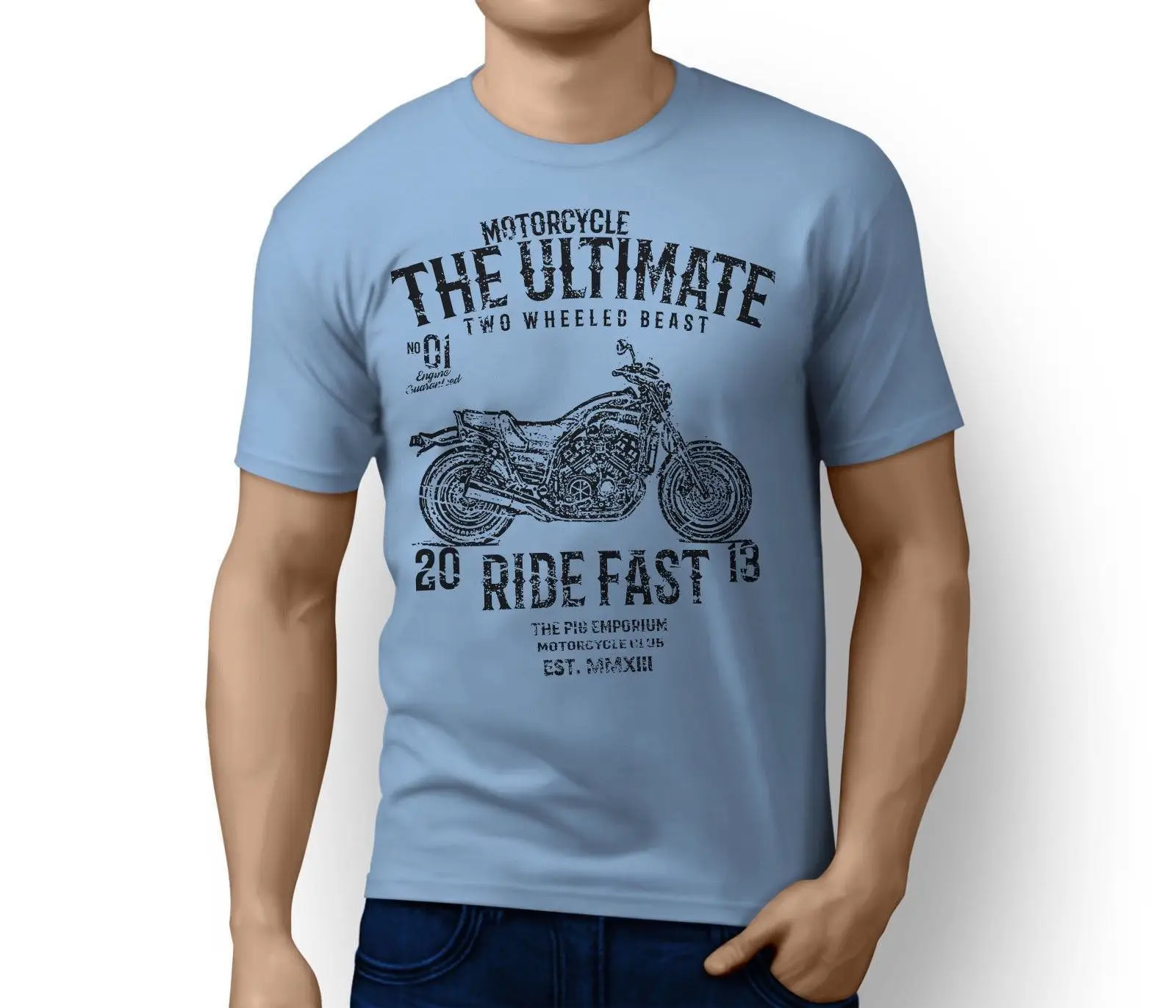 

Summer T-Shirt Ultimate Japan Motorcycle VMAX 1200 Full Power Old School Inspired Motorcycle Art T-shi O-Neck Hipster Tshirts