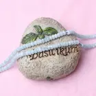 Высокое качество 4x6 мм натуральный светильник голубыми аквамаринами граненый форма Рондель Самоцветы свободные бусины прядь 15 