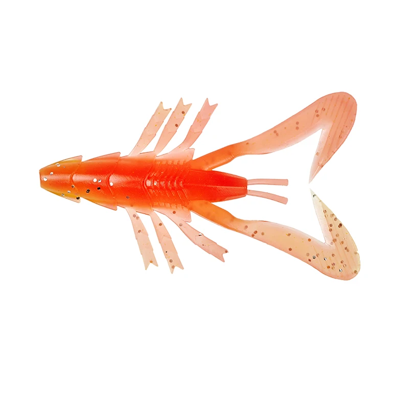 New NOEBY 5pcs Fishing Soft Lures 85mm 4.8g Shrimp Baits Isca Artificiali Pesca Leurre Souple Cuilleres De Peche Swimbait | Спорт и