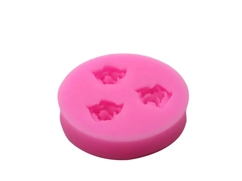 1 шт. силиконовая форма в форме розовых цветов для выпечки шоколада