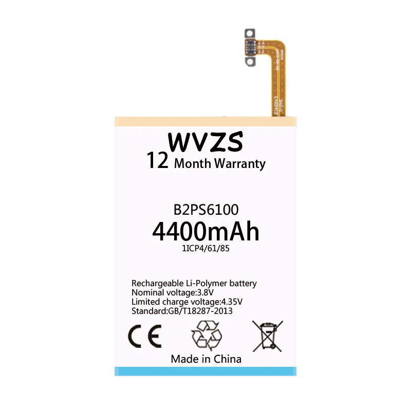 Wvzs 4400 мАч литий-полимерный аккумулятор B2PS6100 для htc One M10 10/10 Lifestyle M10H Сменные