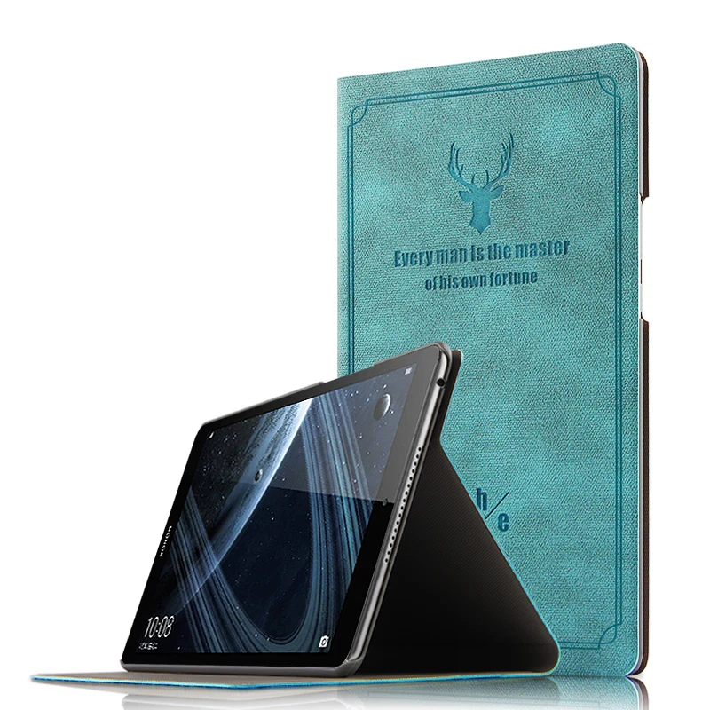 Кожаный чехол с откидной крышкой и подставкой для Huawei MediaPad M5 Lite 8 0 T5 магнитной