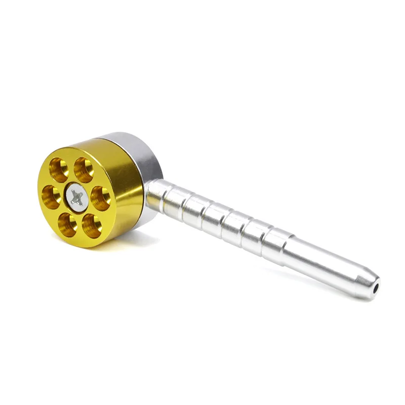 1 шт. новый стиль пули 12 см длинный револьвер вращающийся металлический