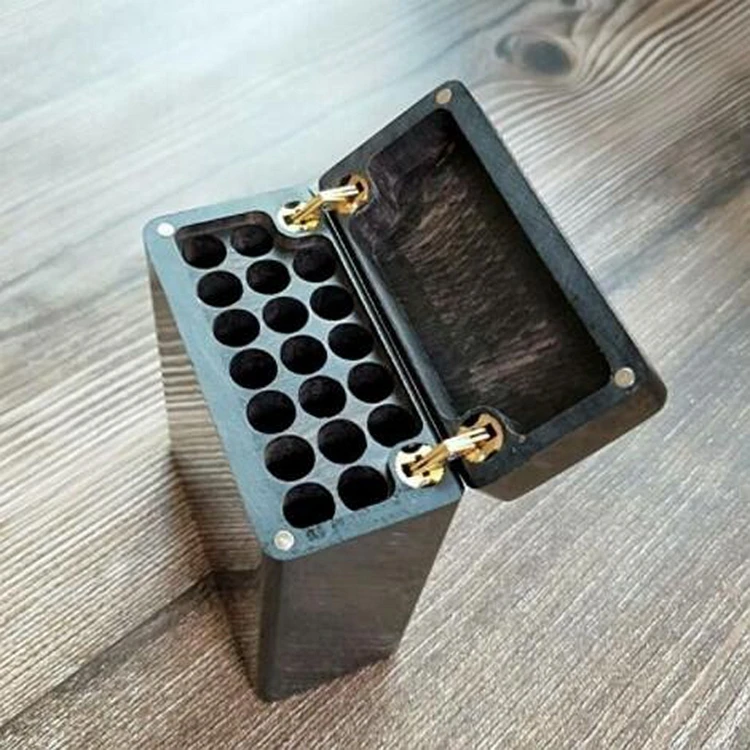 

Sandalwood Cigarette Box Whole Wood Hollow Overturned Cigarette Box Rosewood Top-quality Cigarette Box Wood Gift Male