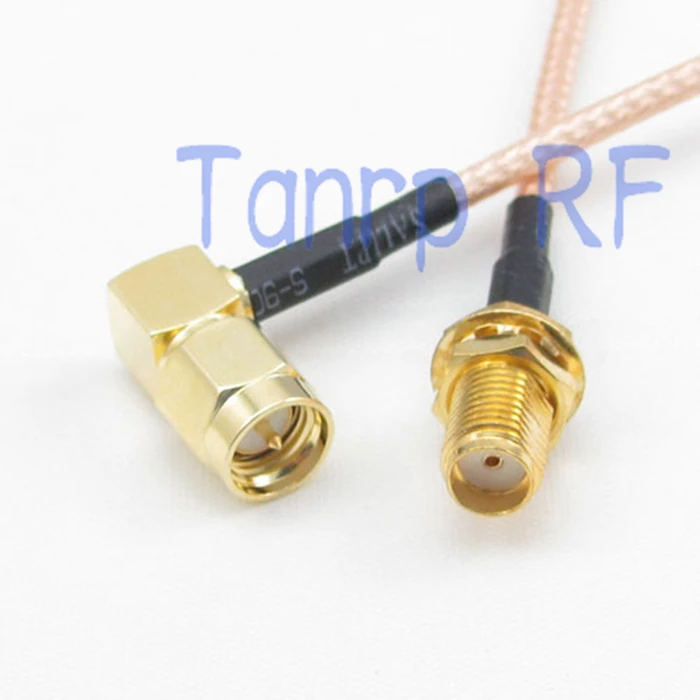 2 шт. удлинитель для кабеля 20 дюймов 50 см|angle connector|l connectorangle jack |