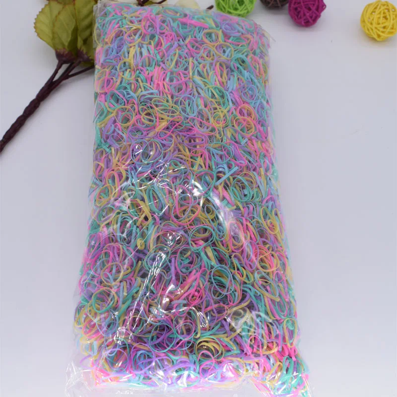 

100pcs/lot Braids Plaits Headband Hair Clips Rubber Bands Elastic Hair Bands Hair Holder Rubber Rope Silicone Ponytail Holder