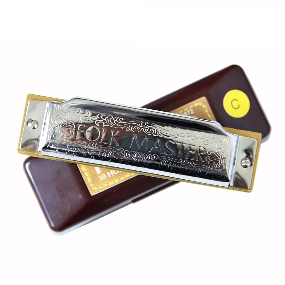 Suzuki Folkmaster 1072 C Diatonic Key 10 отверстий Blues Harp Harmonica для начинающих|suzuki folkmaster|blues harpblues