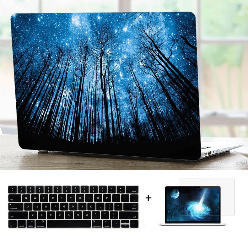 SG 6 Чехол для клавиатуры с принтом, защитная пленка для экрана 11 1" Macbook Air A1465 A1466 13 15" Pro A1502 Touch Bar A1706 A1708 - Цвет: SG 6