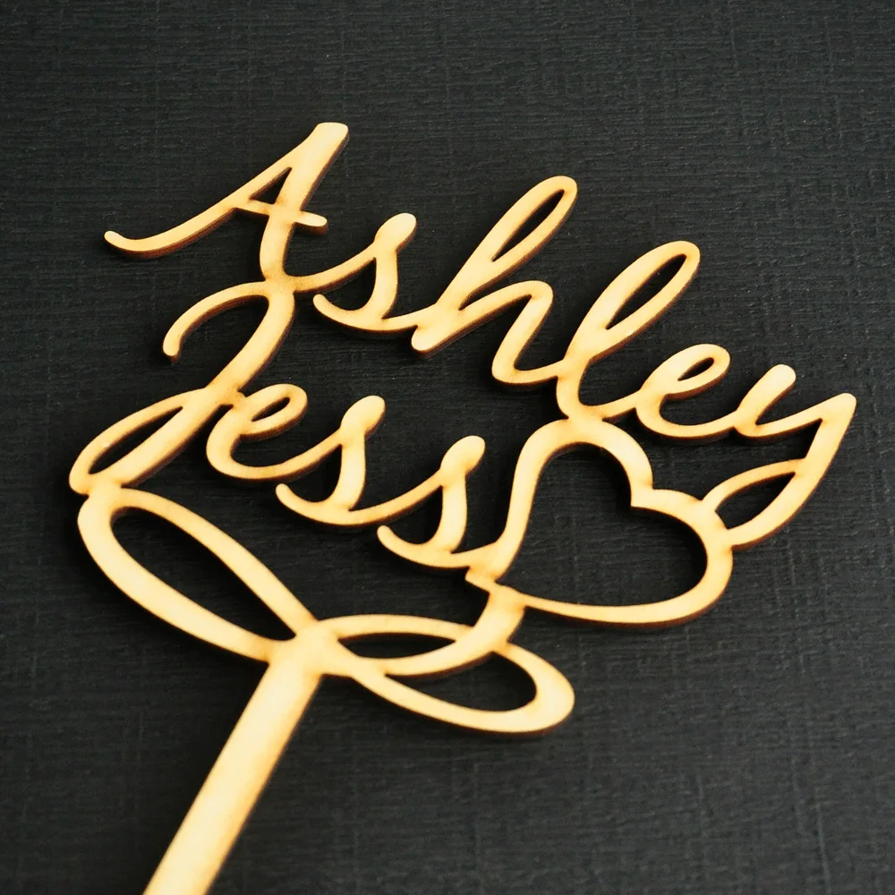 Персонализированный Топпер для торта на годовщину уникальный свадьбу украшение