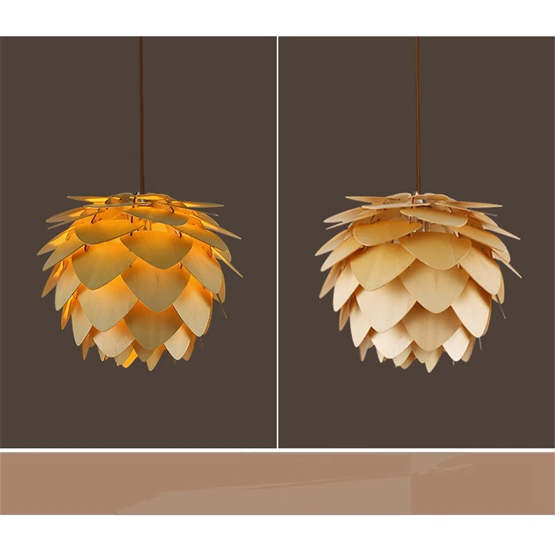 Подвесные светильники современная кухонная лампа Pinecone для столовой гостиной