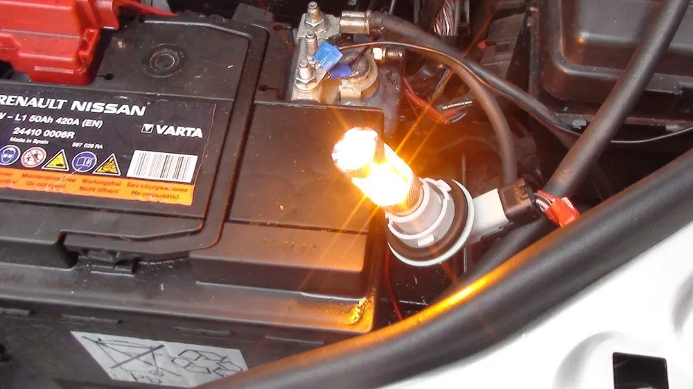 Высокое качество! 2 шт. 7507 BAU15S PY21W 1156 Canbus Cree чипы 50 Вт светодиодный (желтый)