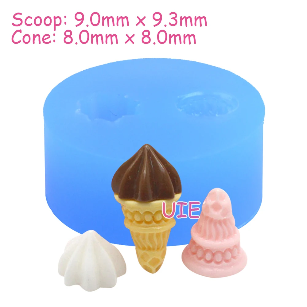 XYL061U один набор 1 шт форма Icecream Гибкая силиконовая Icrecream конус и крем|silicone mould|flexible
