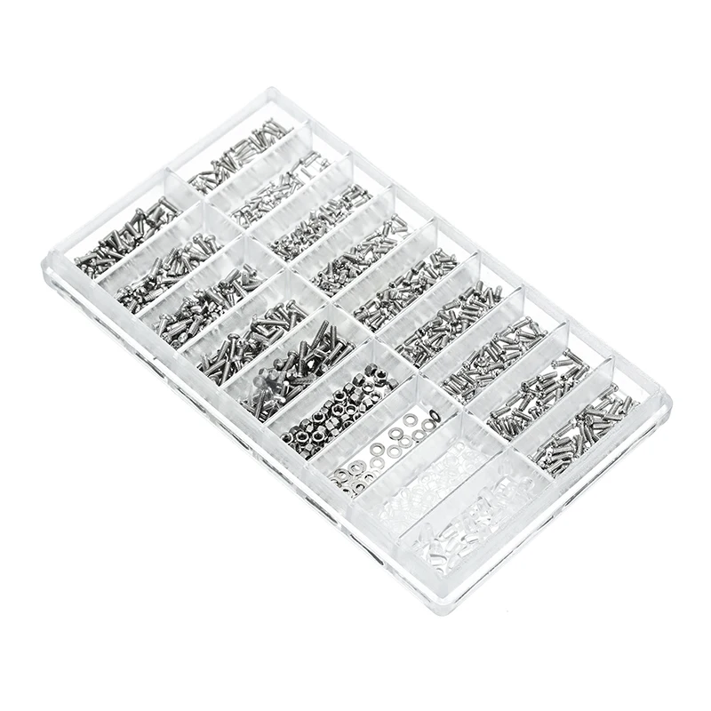 

1000Pcs Screws + 1pc Multifunction Screwdriver Set Assortment Tiny Eyeglass Sun Glasses Spectacles Screw Repair Tool Kit