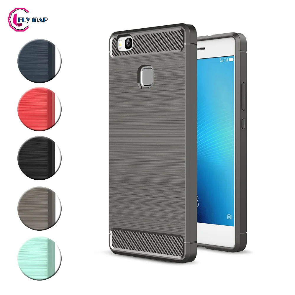 TPU Case for Huawei P9 Lite P9Lite VNS-L21 Soft Silicone Carbon Fibe Mobile Phone Cover P 9 VNS-L31 Coque |