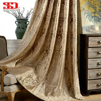 european damask curtains for living room luxury jacquard blind drapes window panel fabric curtain for bedroom shading 70 custom