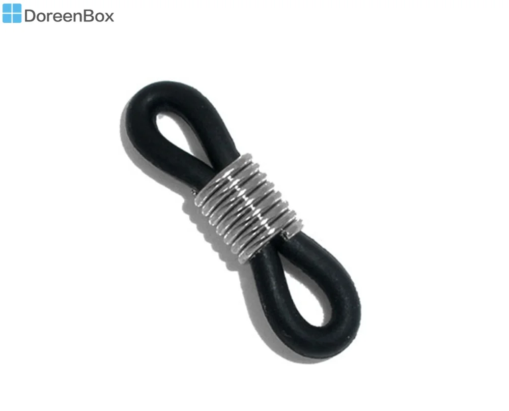 

Doreen Box Lovely 40 резиновых коннекторов для держателей очков цепочка для ожерелья (B06699)