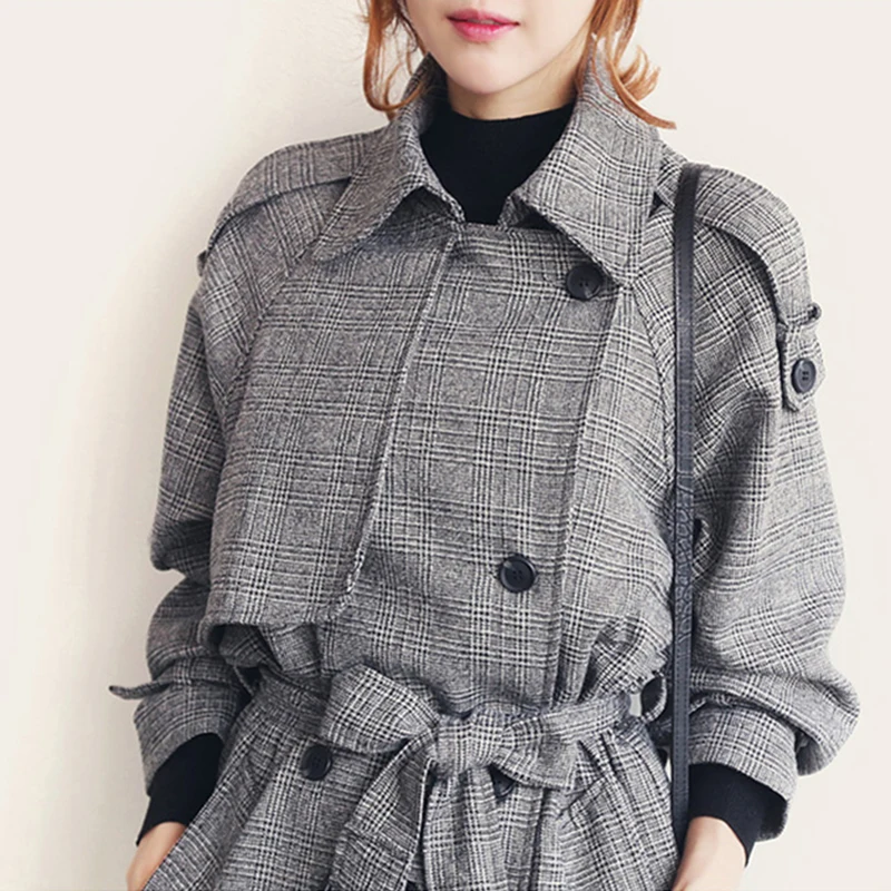 Высококачественная новая зимняя однотонная длинная Повседневная Женская