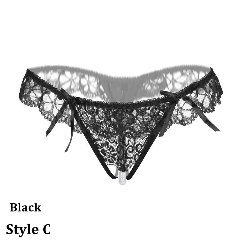 Style C black Женские сексуальные трусики-танга, нижнее белье, низкая талия, кружевные стринги, трусики, стринги, сексуальные, Bragas, женское нижнее белье, женские трусики - Цвет: Style C black