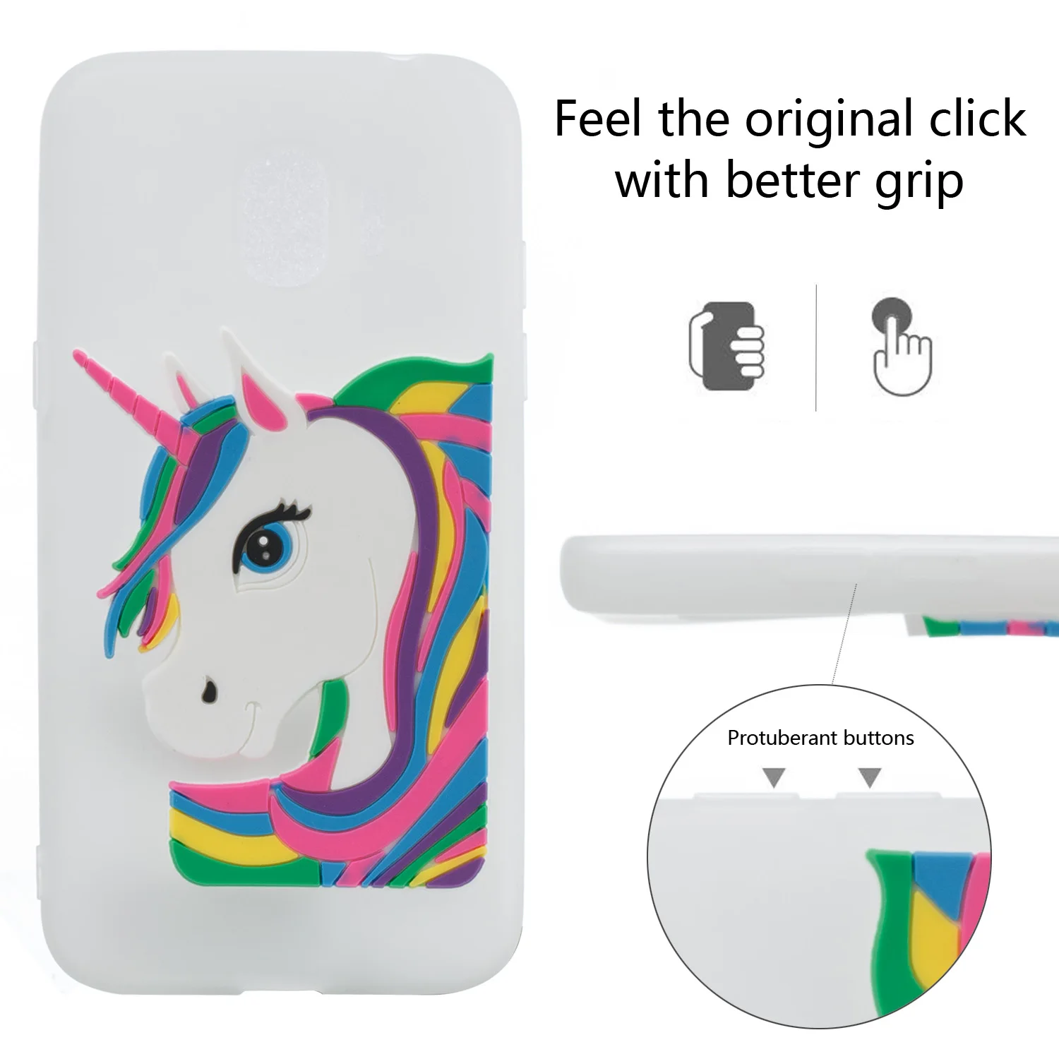 Unicorn Case For Samsung Galaxy J2 Pro 2018 j2 Mobile Shell pro Silicone Grand Prime Coque |