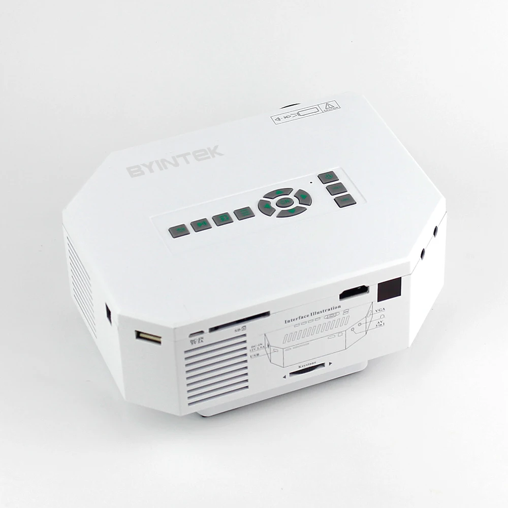 Byintek BT300 Кино HDMI ЖК-дисплей LED Game портативных ПК цифровой мини-проектор Full HD projetor