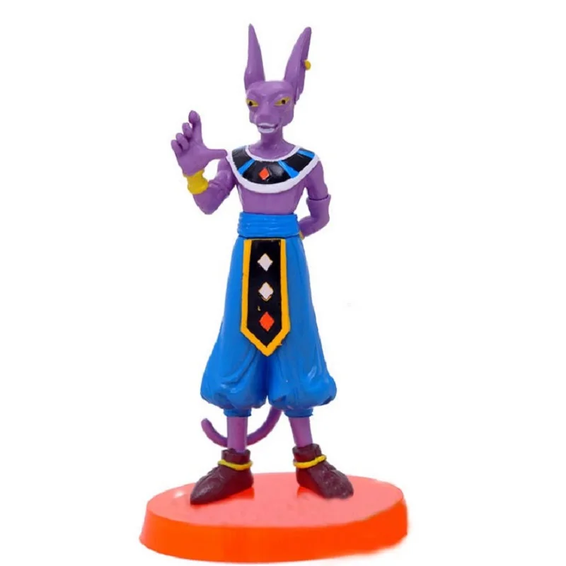 1 комплект 6 шт. персонаж Dragon Ball ПВХ фигурка модель игрушки Diy Son Goku Piccol дисплей