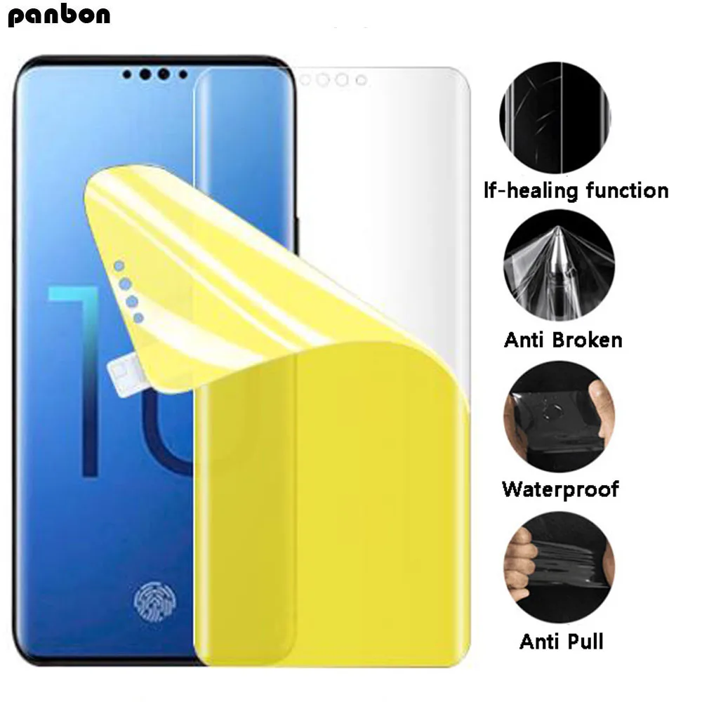 Гидрогелевая Защитная пленка для Samsung A50 M20 M10 M30 S10 S8 S9 Plus S10E|Защитные стёкла и