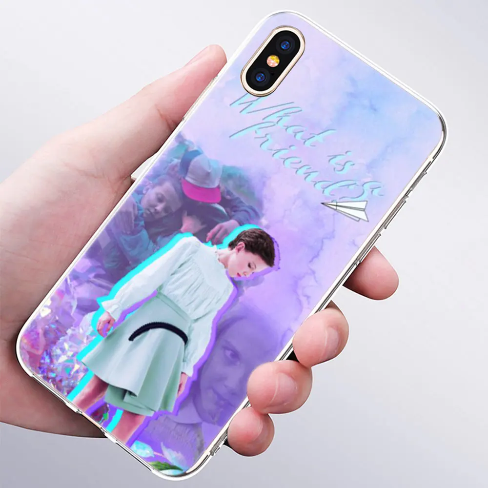 Модный прозрачный силиконовый чехол для Apple iPhone 11 Pro XS MAX XR X 7 8 Plus 6 6s Plus 5 5C 5S SE