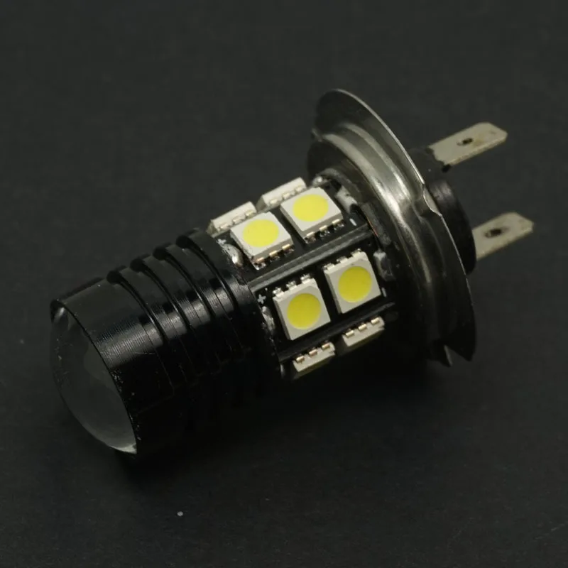 CQD Light 2 шт. Супер Яркий H7 LED автомобиль 12 Вт Высокая мощность Foglights 5050 проектор SMD