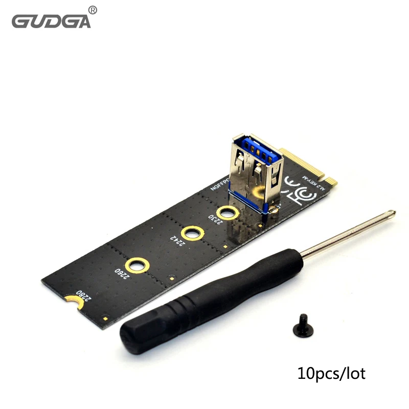 Карта расширения NGFF M.2 на PCI E X16 10 шт. карта Pcie для майнинга 2242/2230/2260/2280 мм M2 NGFF|ngff