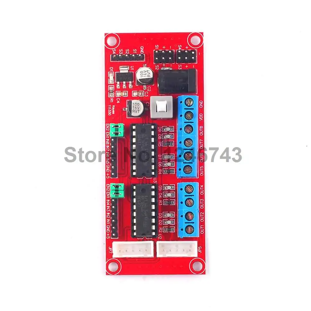 Модуль привода двигателя постоянного тока 1 шт./4WD Car / L293D модуль для Arduino Smart Robot|motor