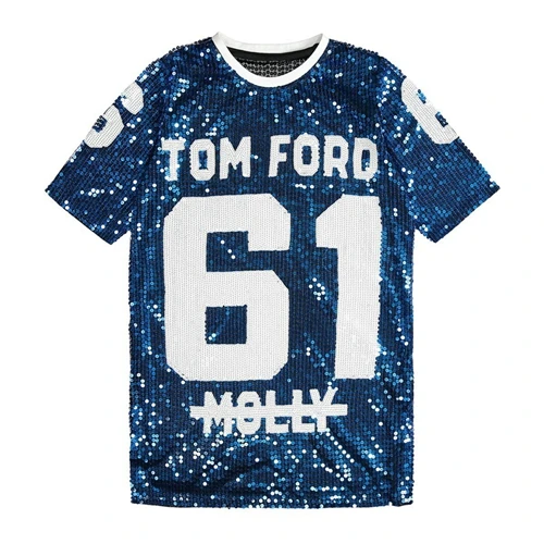Синий Sequin T Shirt casual Loose Sequins Shiny Fashion Women Sequin Clothes Hip Hop Club Party friends Long T Shirt Dress Half Sleeve - Цвет: Синий