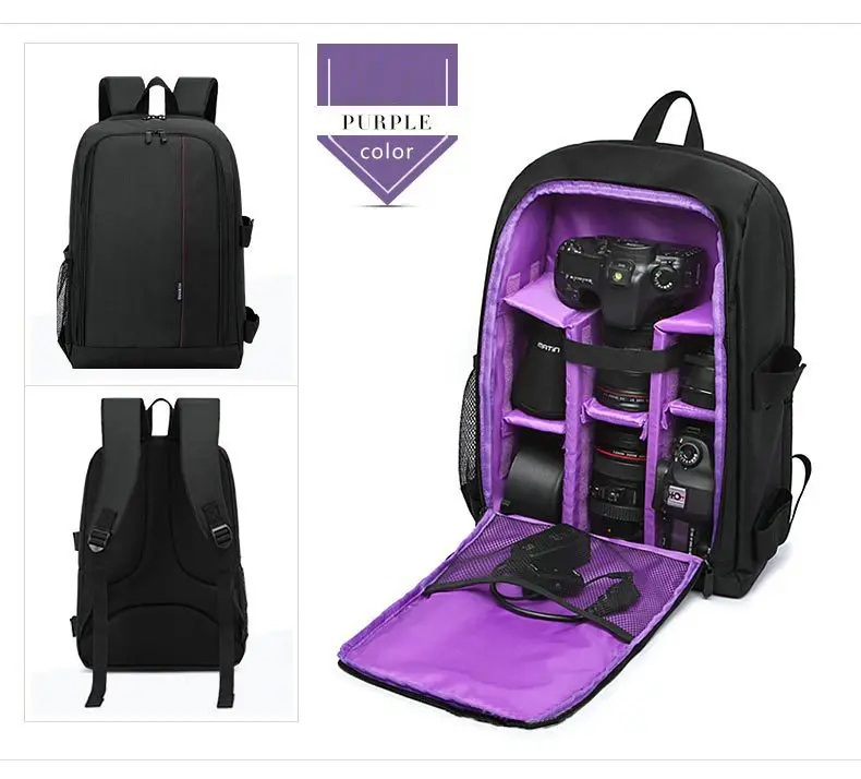 Рюкзак с защитой от дождя сумка для камеры чехол Nikon Panasonic Canon Sony Samsung Pentax Olympus и т.