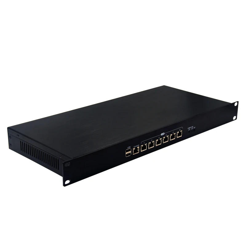 Сетевой безопасности Мини ПК хосты с J1900 бортовой 2G/4G RAM 6 * LAN 1 VGA 2 WIFI антенный порт