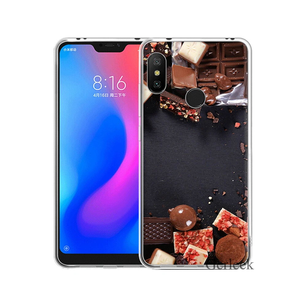 Жесткий чехол Desxz Chocolate для Xiaomi Mi A2 A1 5X6X6 8 9 9se 5 5S MAX 3 Lite | Мобильные телефоны и